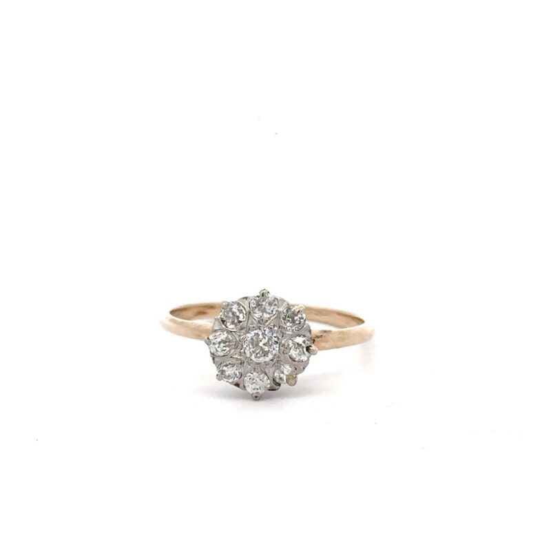 Estate Lady's Diamond Gold Ring