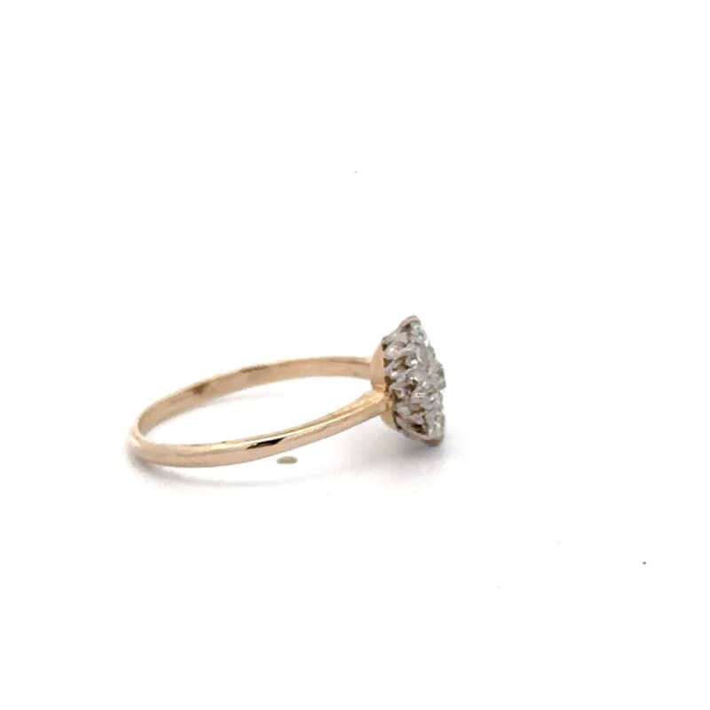 Estate Lady's Diamond Gold Ring - Image 3