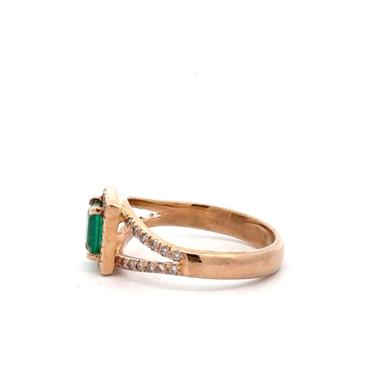 Estate Ladies Columbian Emerald Ring - Image 2