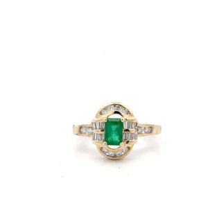 Estate Ladies Emerald Ring