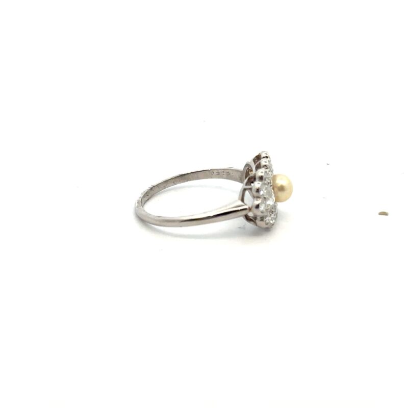 Estate Ladies Pearl Ring - Image 3