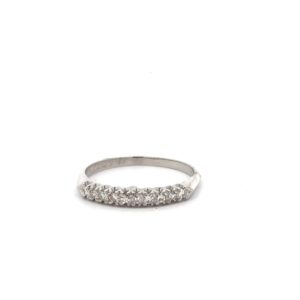 Estate Women's Diamond Band in Platinum
