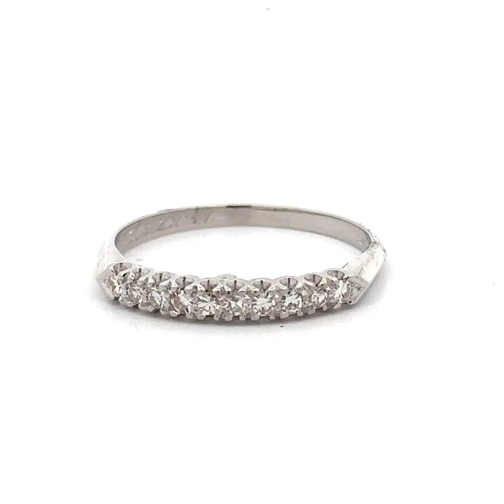 Estate Women's Diamond Band in Platinum