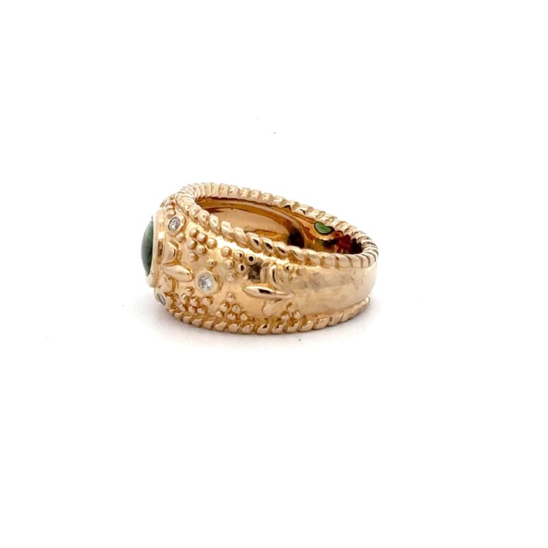 Estate Lady's Green Tourmaline Ring - Image 2