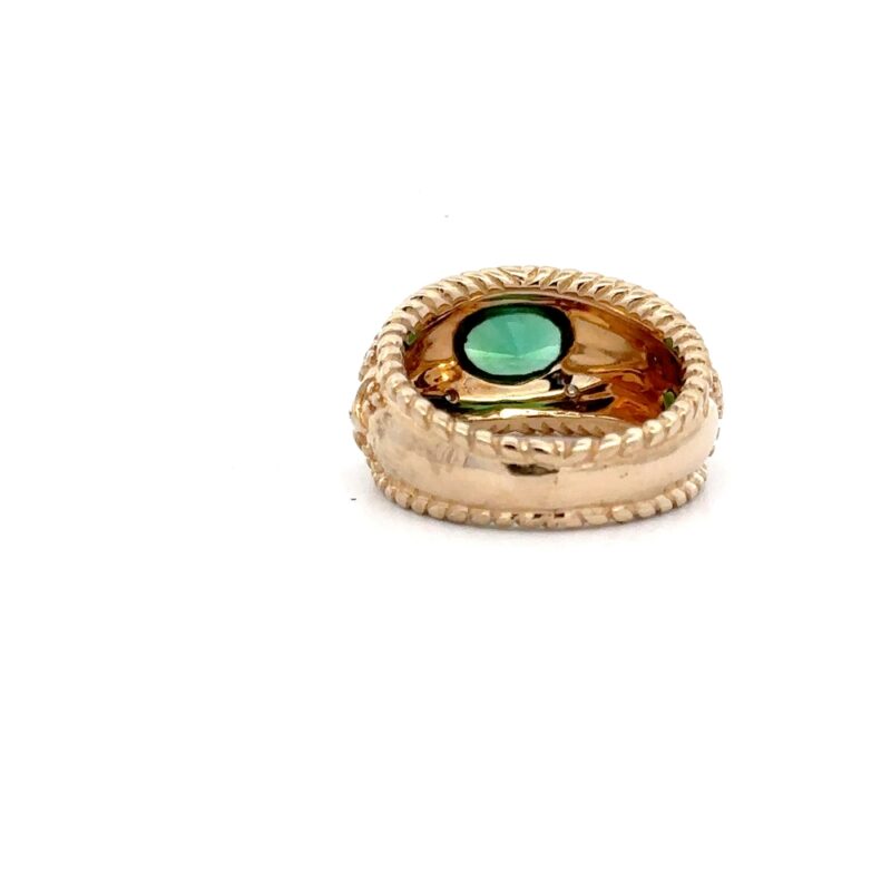Estate Lady's Green Tourmaline Ring - Image 3