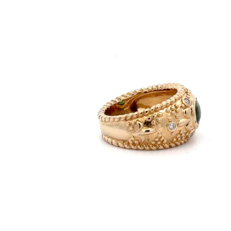 Estate Lady's Green Tourmaline Ring - Image 4