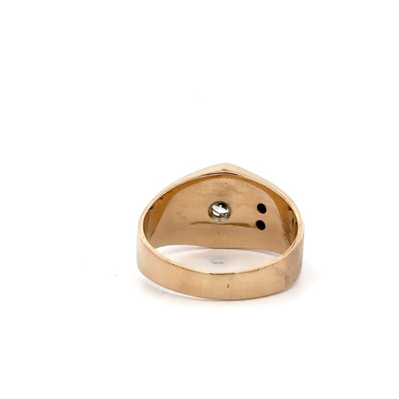 Estate Gold Men's Ring - Image 2