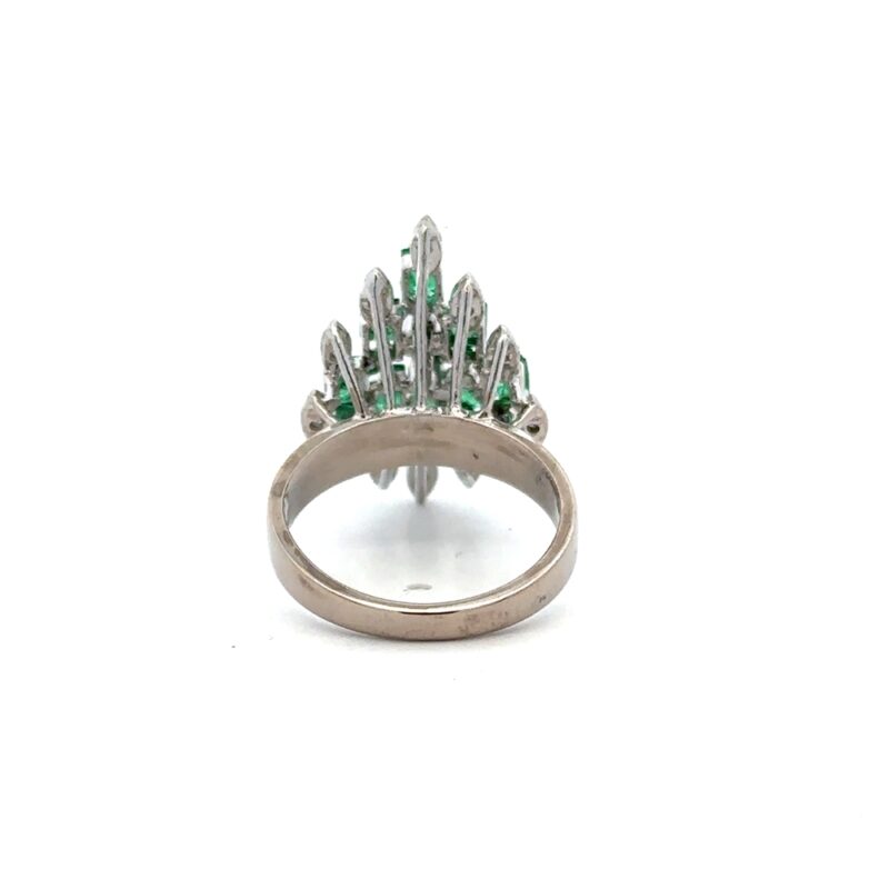 Estate 1.25 Emerald & Diamond Ring - Image 4