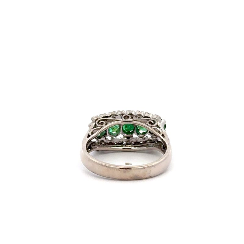 Estate Ladies Emerald Ring - Image 4