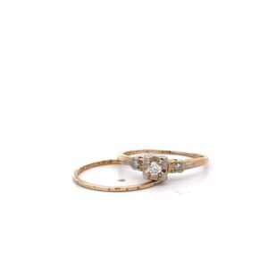 Estate Gold Ring Set