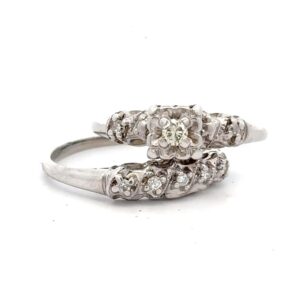 Estate Diamond Ring Set