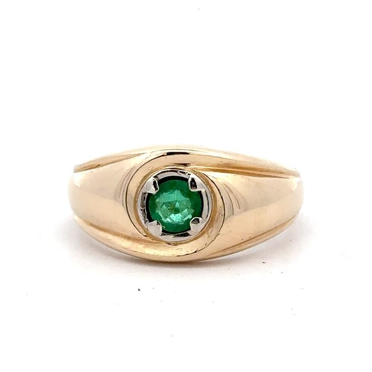 Estate Men's Emerald Ring