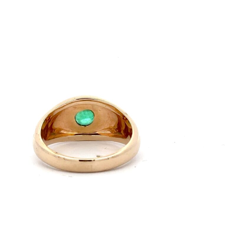 Estate Men's Emerald Ring - Image 4