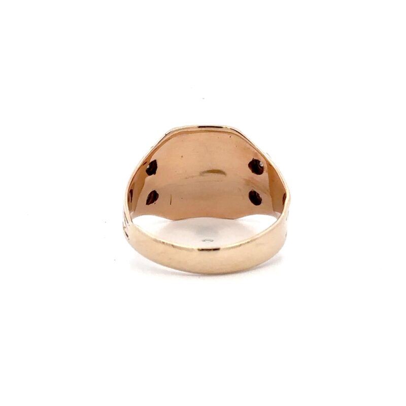 Estate Men's Cross Ring - Image 4