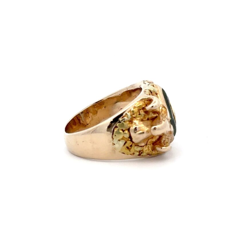 Estate Men's Nugget Ring - Image 3