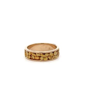 Estate 14K Gold Nugget Ring