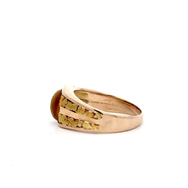 Estate Men's Tiger Eye Ring - Image 2