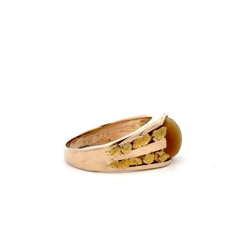 Estate Men's Tiger Eye Ring - Image 3