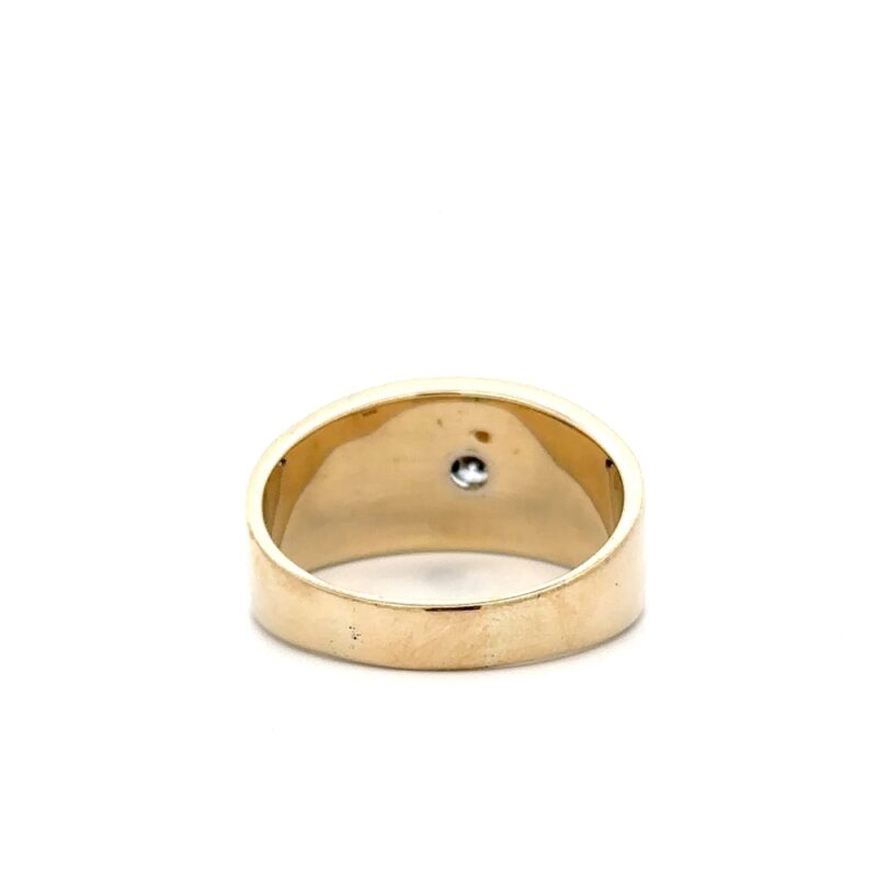 Estate Men's Nugget Ring - Image 3