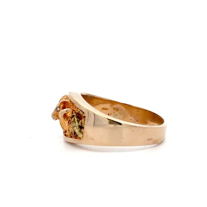 Estate Men's Ram Head Ring - Image 2