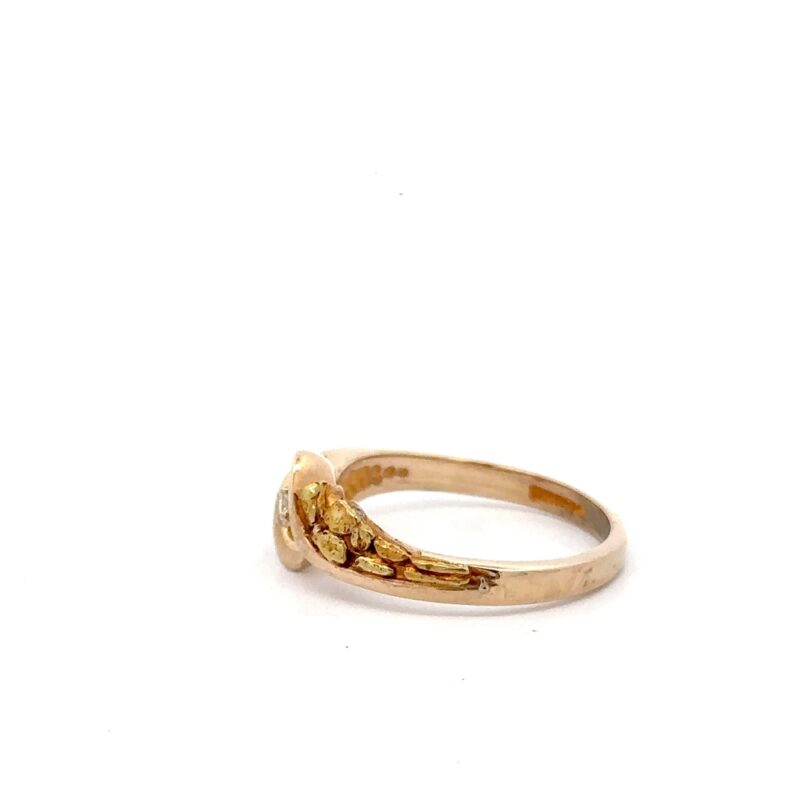 Estate Lady's Diamond Nugget Ring - Image 2