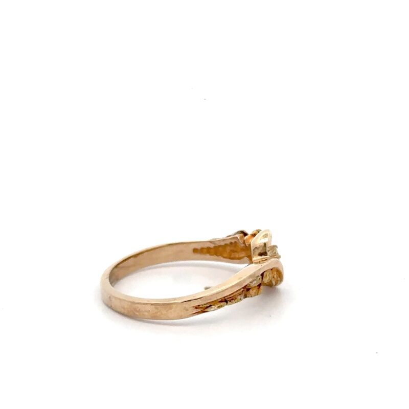 Estate Lady's Diamond Nugget Ring - Image 3