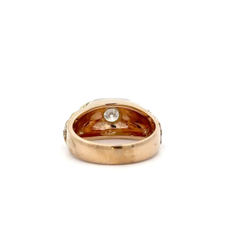 Estate Men's Nugget Ring - Image 4