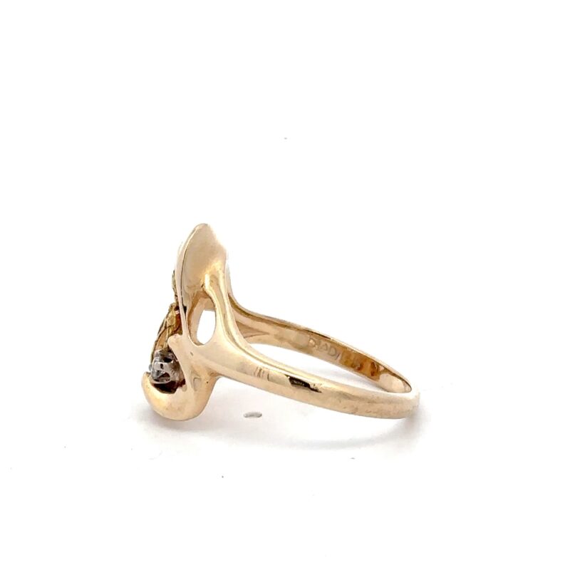 Estate Lady's Diamond Nugget Ring - Image 2