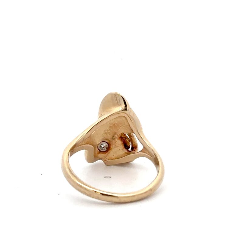 Estate Lady's Diamond Nugget Ring - Image 4