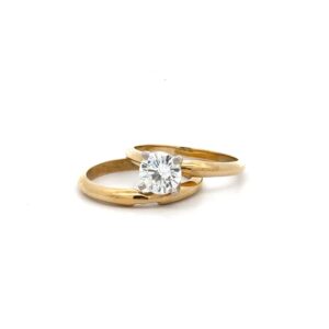 Estate 18k Women's Ring Set