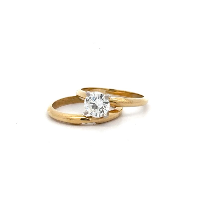 Estate 18k Women's Ring Set