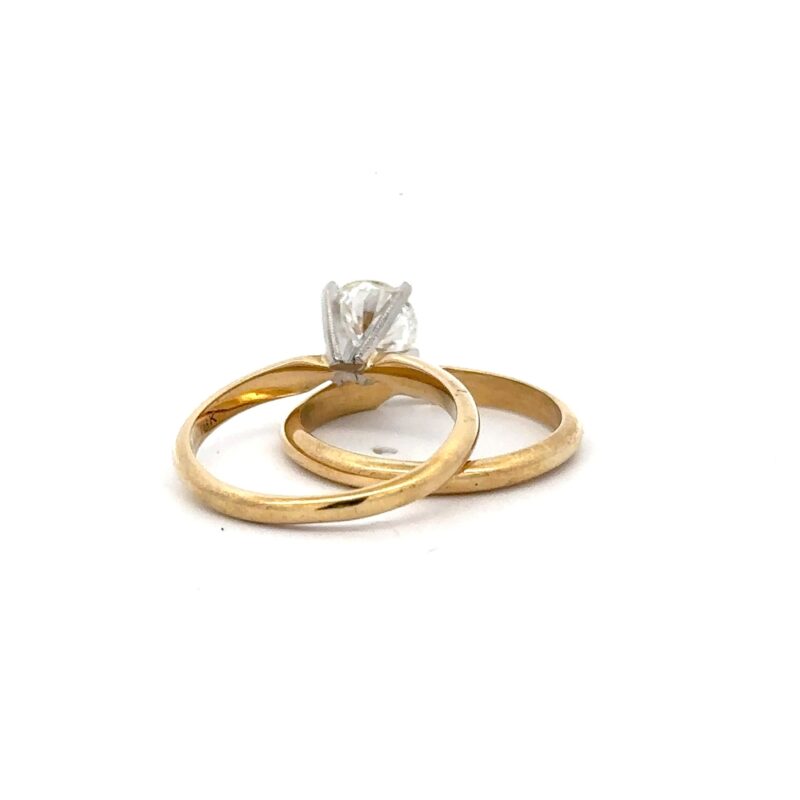 Estate 18k Women's Ring Set - Image 3