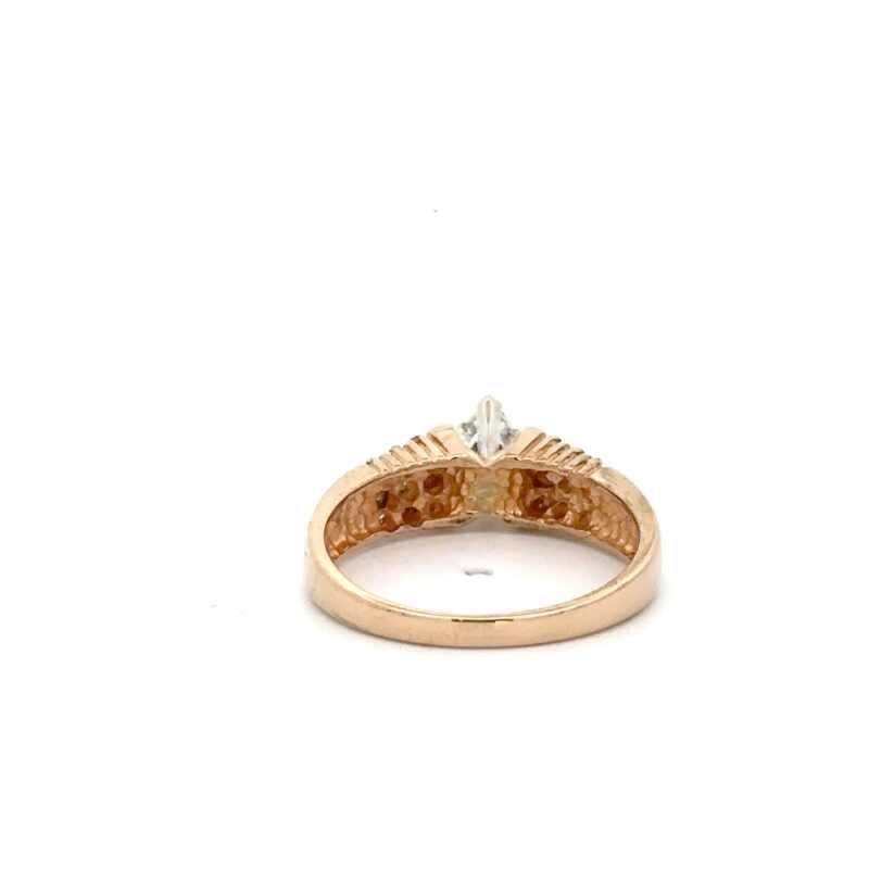 Estate Gold Diamond Ring - Image 2