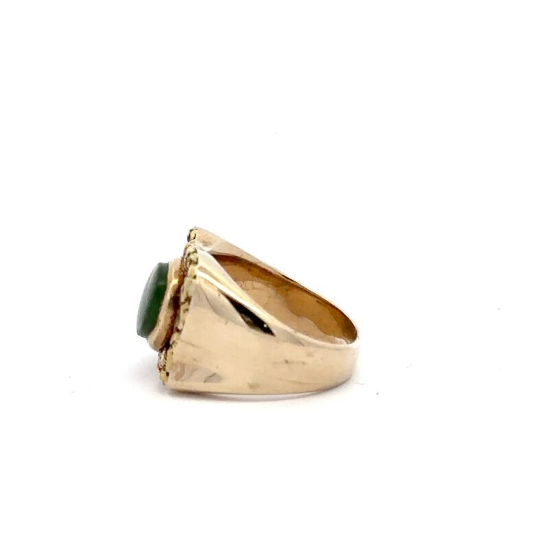 Estate Men's Nugget Ring - Image 2