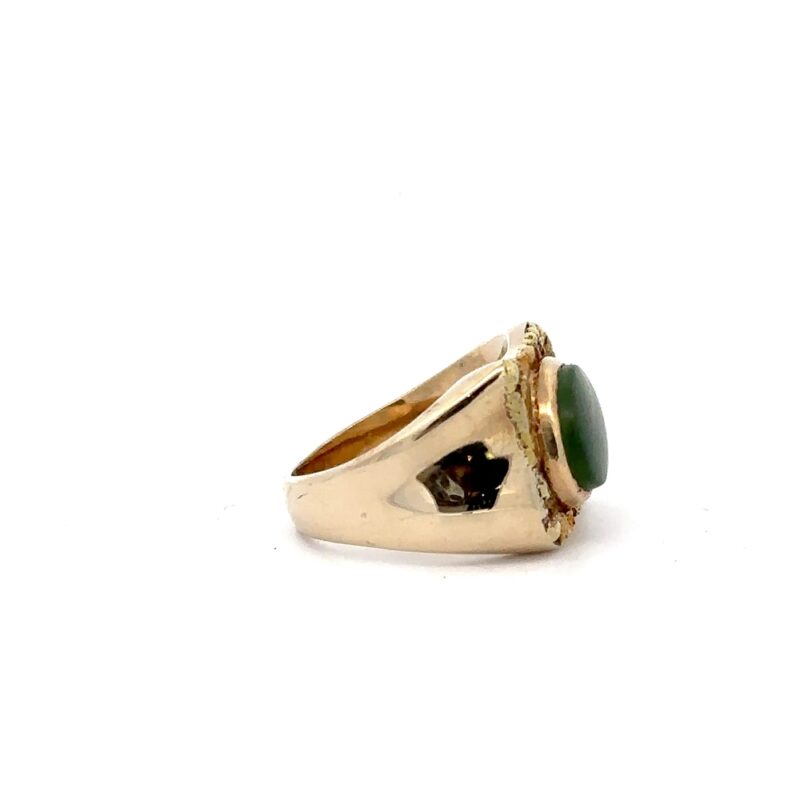 Estate Men's Nugget Ring - Image 3