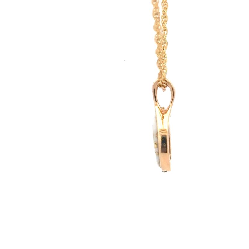 Gold Nugget & Gold Quartz Pendant PSC126QX - Image 2