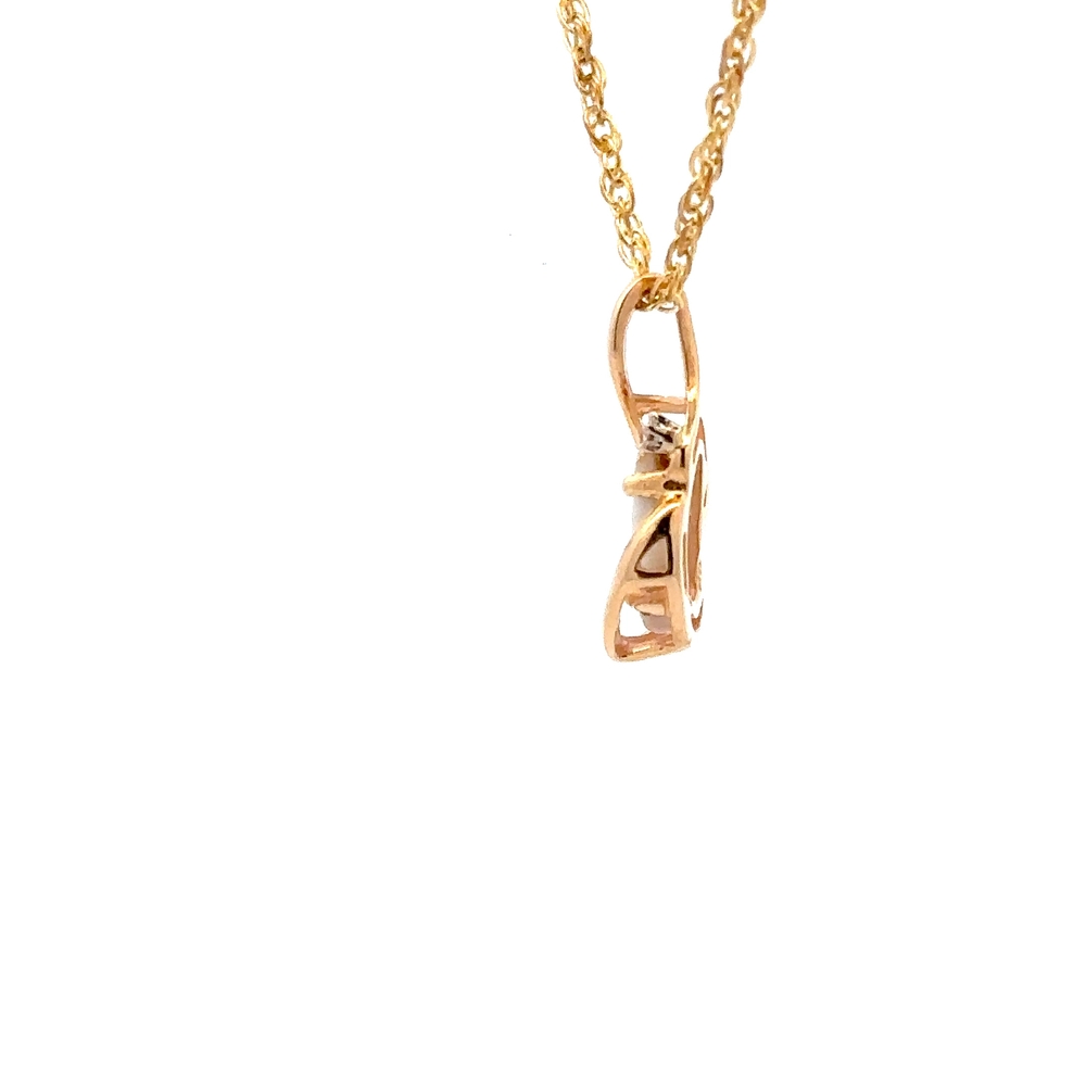 Gold Quartz Pendant PN784SDQX - Image 4