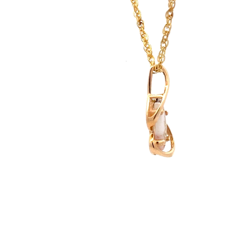 Gold Quartz Pendant PN784SDQX - Image 2