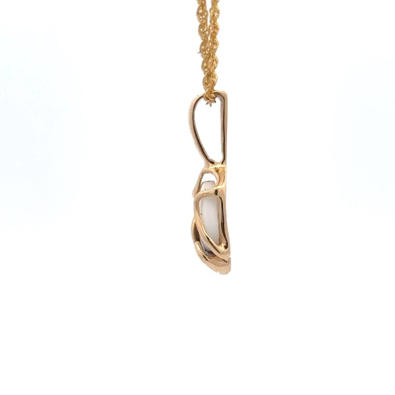 Gold Quartz Pendant PN1079Q - Image 3