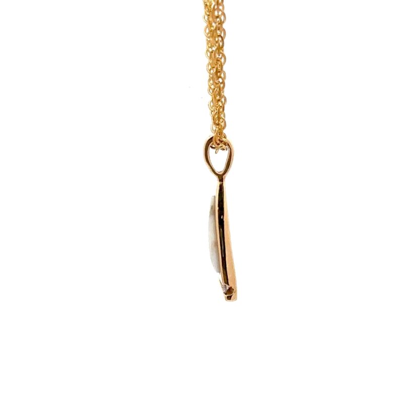 Traigle Gold Quartz Pendants & Diamonds PN1058DQ - Image 3