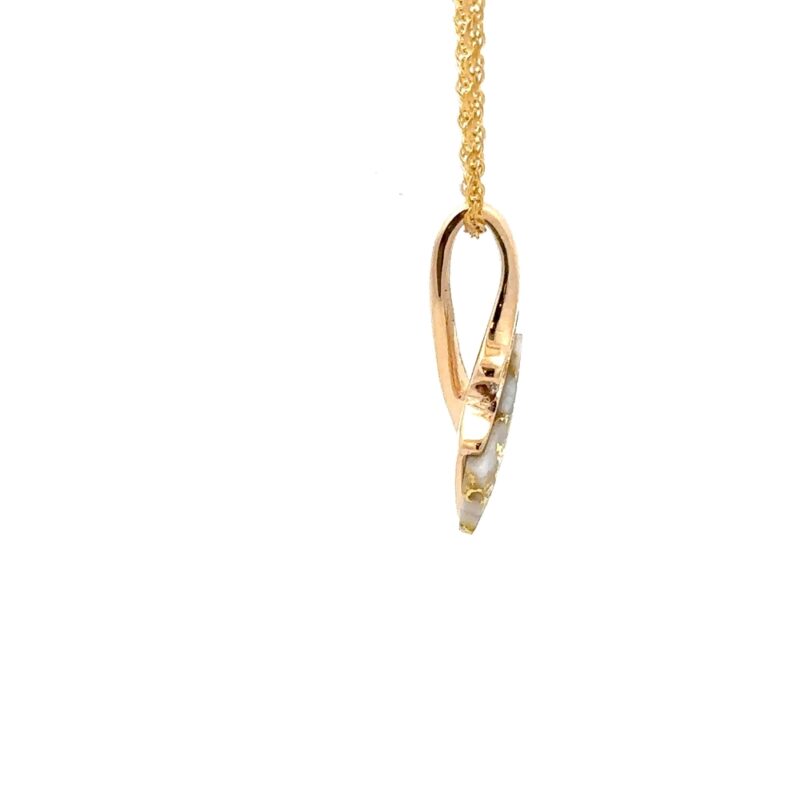 Gold Quartz Pendant PDL8SD8QX - Image 4