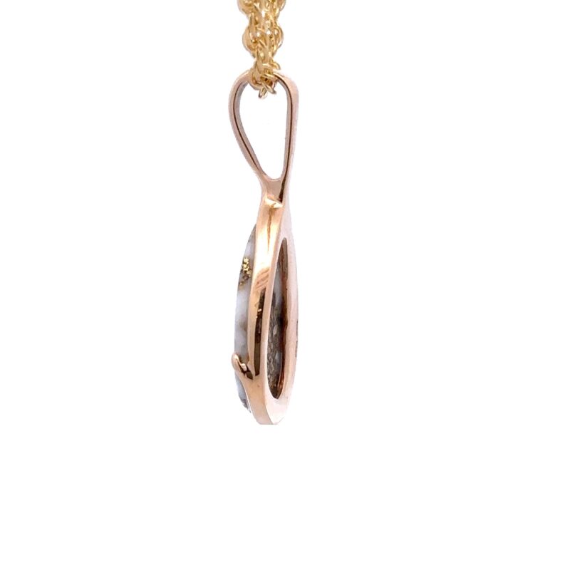 Nugget & Gold Quartz Pendant PSC105LQ - Image 4
