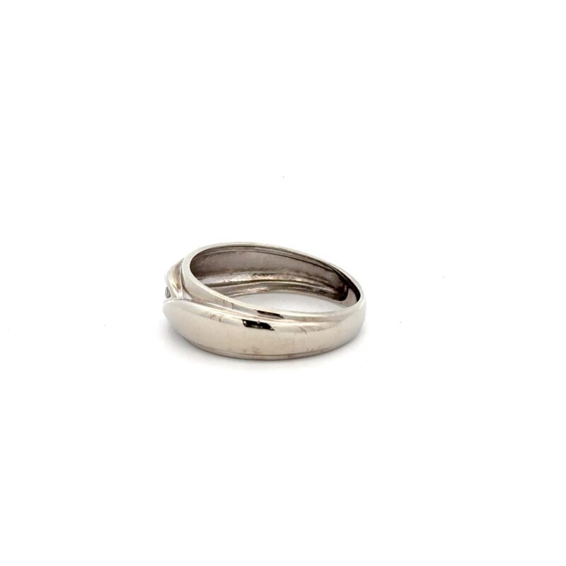 Estate White Gold & Diamond Ring - Image 3