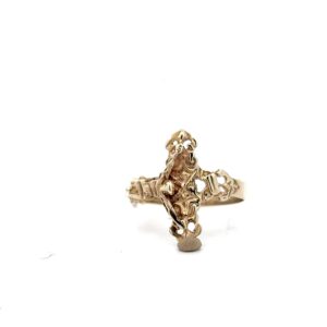 Estate Gold Cross Ring