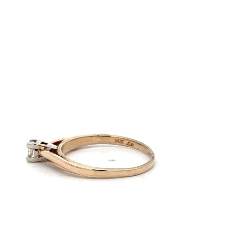 Estate Princess Cut Diamond Ring - Image 3