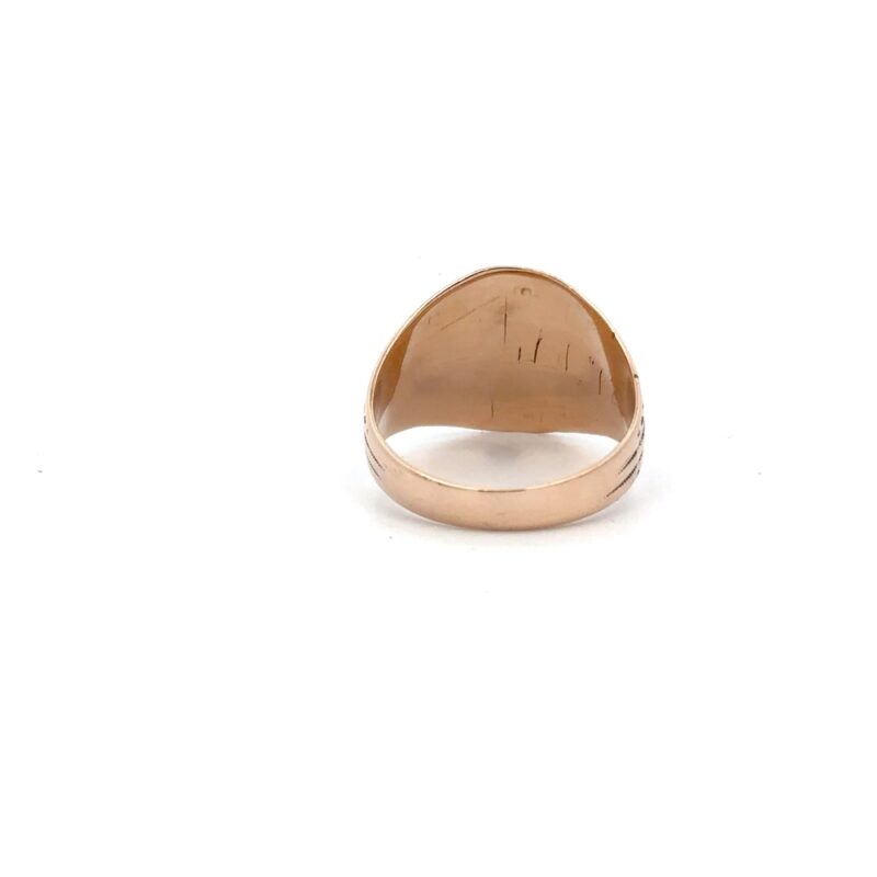 Estate Cross Gold Ring - Image 3