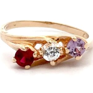 Estate 3-stone Ring