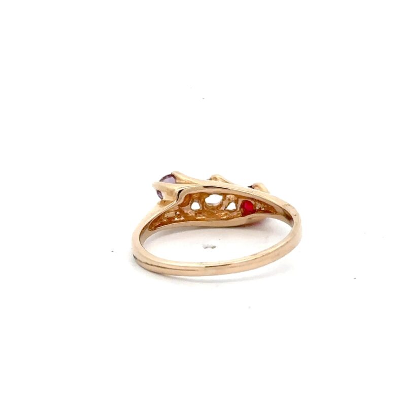 Estate 3-stone Ring - Image 4