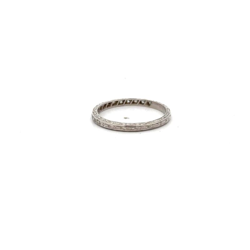 Estate Platinum Ring - Image 4