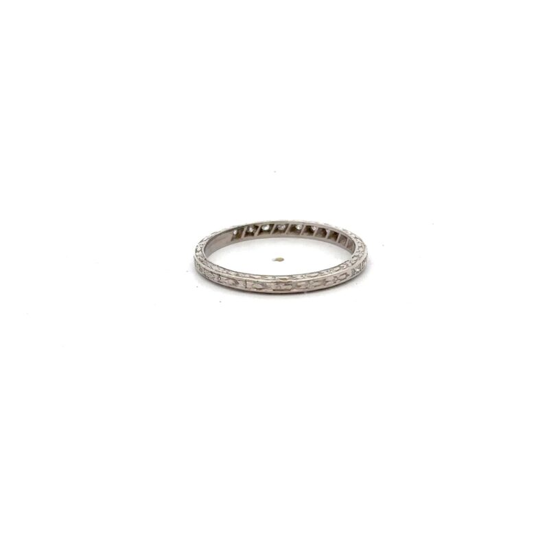 Estate Platinum Ring - Image 2